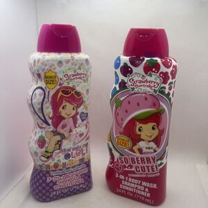 Strawberry Shortcake 3-1 Body Wash Shampoo Conditioner 24 Fl. oz 2 Bottles